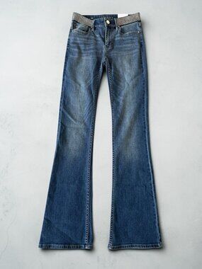WHBM everyday Skinny Flare Jeans Size 00 NEW NWT